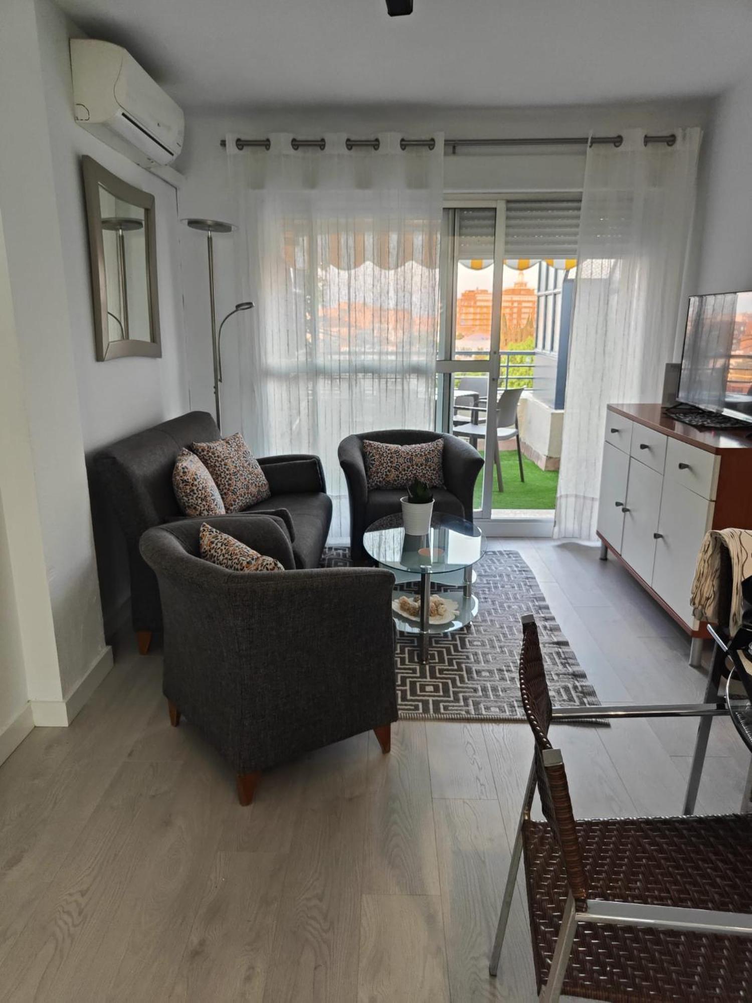 Ferienwohnung Agradable Duplex Terraza Virgen Del Rocio Sevilla Exterior foto